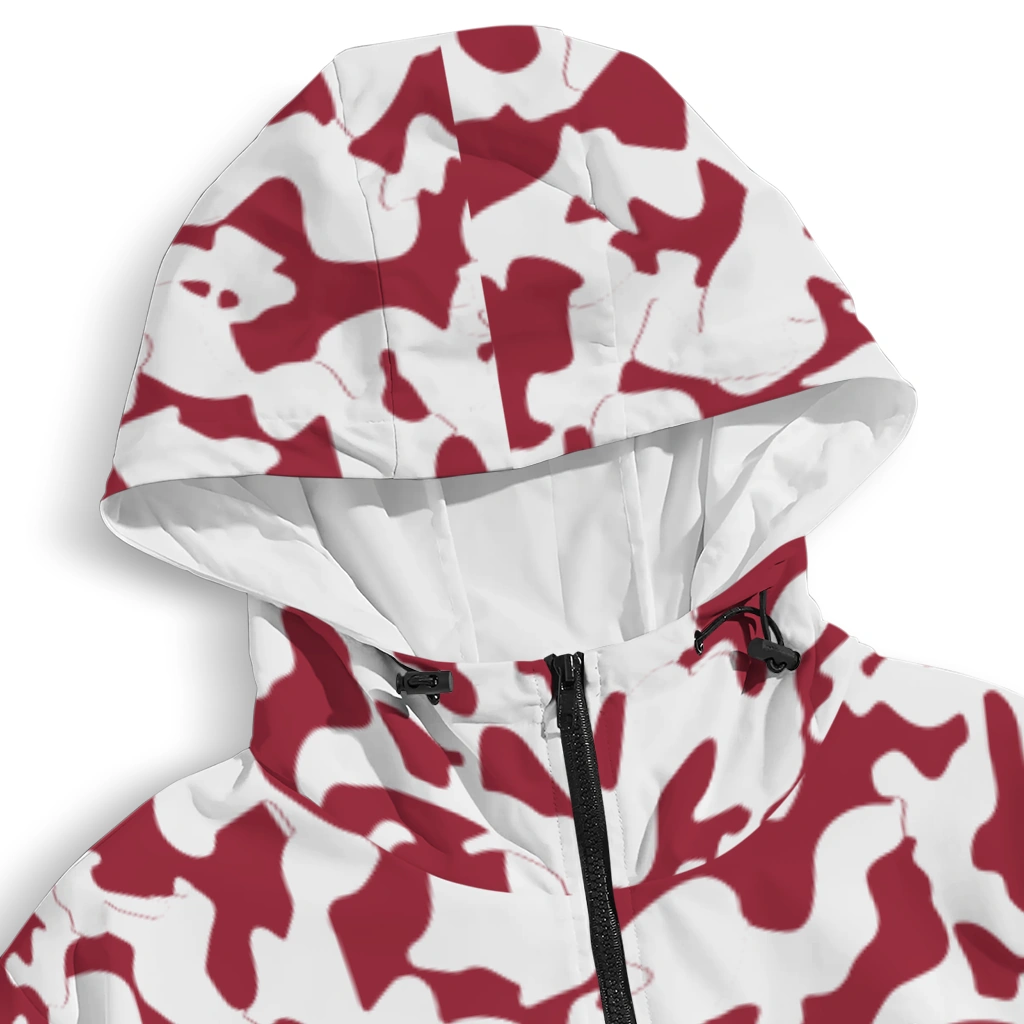 custom arkansas razorbacks camouflage mashup red windbreaker jacket premium grade custom arkansas razorbacks camouflage mashup red windbreaker jacket premium grade