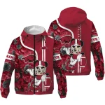custom arkansas razorbacks football micky mouse red windbreaker jacket best selling