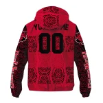 custom arkansas state red wolves cat eyes scarlet windbreaker jacket best selling