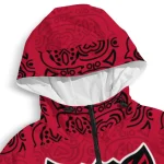 custom arkansas state red wolves cat eyes scarlet windbreaker jacket best selling