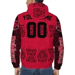 custom arkansas state red wolves cat eyes scarlet windbreaker jacket best selling