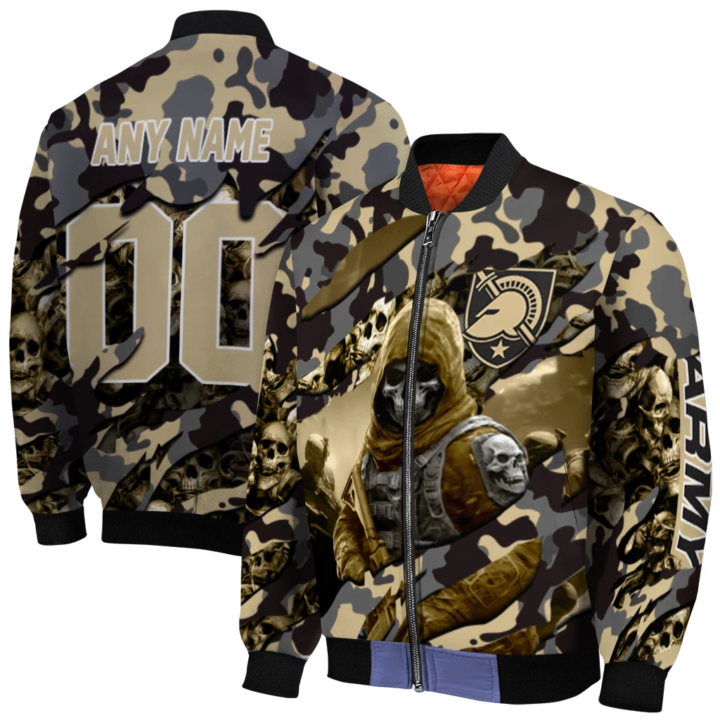 custom army black knights skull horde gold bomber jacket best selling custom army black knights skull horde gold bomber jacket best selling