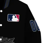 custom atlanta braves claw fragment black varsity jacket best selling