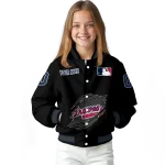 custom atlanta braves claw fragment black varsity jacket best selling