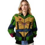 custom atlanta braves turtle armor bomber jacket best selling