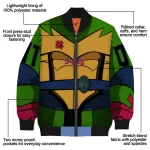 custom atlanta braves turtle armor bomber jacket best selling
