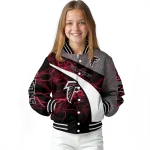 custom atlanta falcons electric flash red varsity jacket best selling