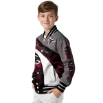 custom atlanta falcons electric flash red varsity jacket best selling