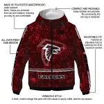 custom atlanta falcons shards cluster red windbreaker jacket best selling