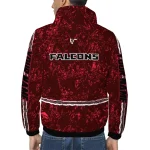 custom atlanta falcons shards cluster red windbreaker jacket best selling