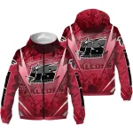 custom atlanta falcons us rock star red windbreaker jacket best selling