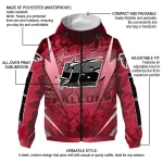 custom atlanta falcons us rock star red windbreaker jacket best selling