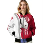 custom atlanta hawks snoopy head red bomber jacket best selling