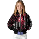 custom atlanta hawks star stripes red black bomber jacket best selling