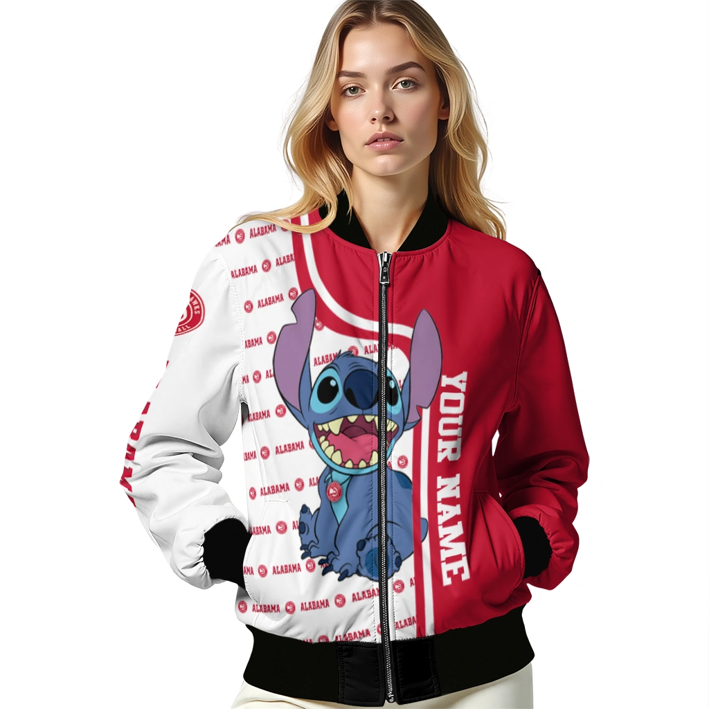 custom atlanta hawks stitch laughing red bomber jacket latest model custom atlanta hawks stitch laughing red bomber jacket latest model