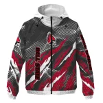 custom ball state cardinals claw mesh red gray windbreaker jacket best selling