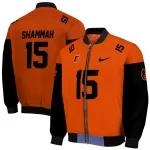 custom baltimore orioles team patch orange bomber jacket best selling
