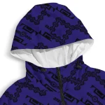 custom baltimore ravens trellis mesh purple windbreaker jacket best selling