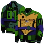 custom baltimore ravens turtle armor varsity jacket best selling