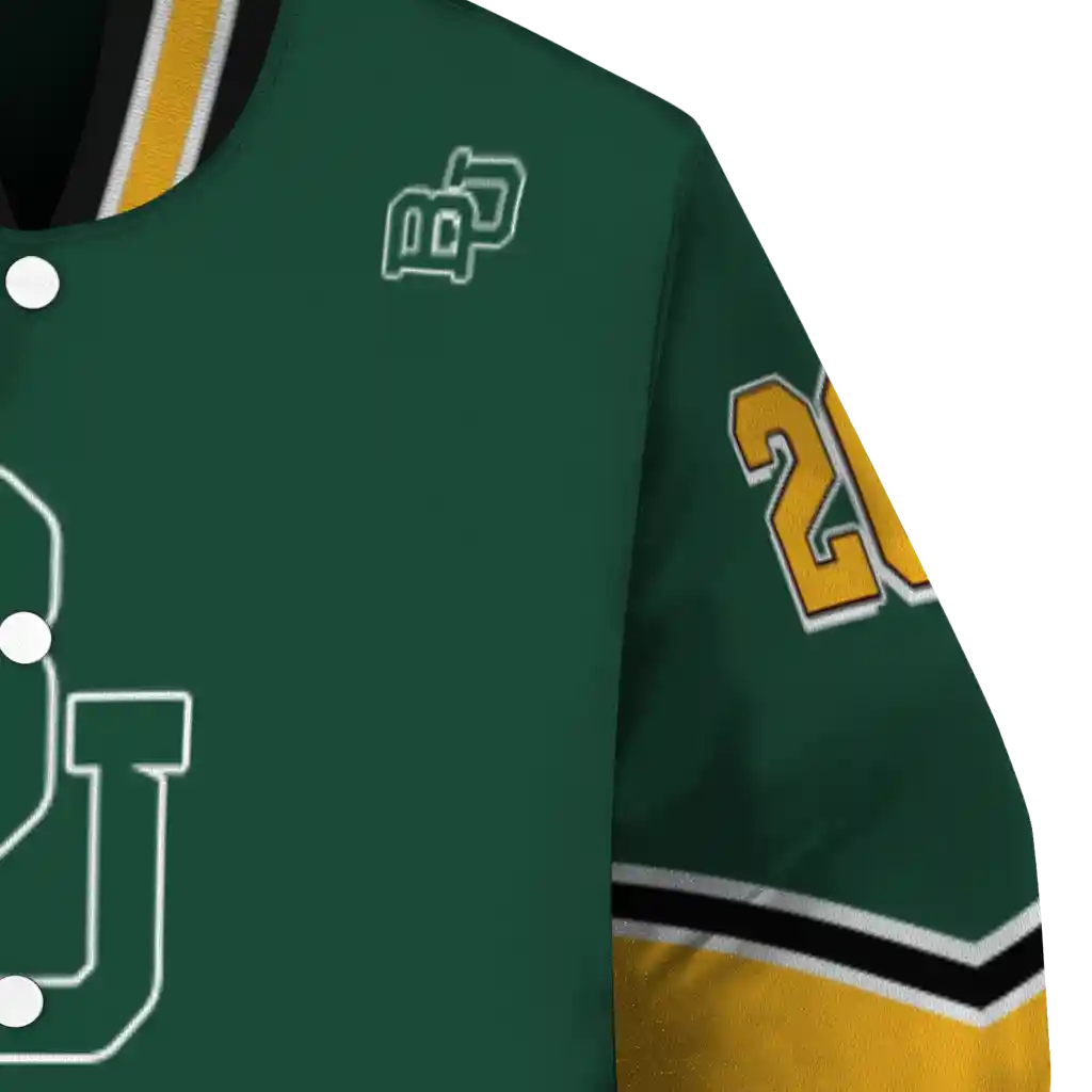 custom baylor bears chevron style green varsity jacket premium grade custom baylor bears chevron style green varsity jacket premium grade