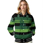 custom baylor bears clover green lines green black varsity jacket best selling