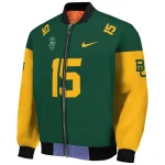 custom baylor bears team patch green bomber jacket best selling