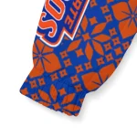 custom boise state broncos geometric blossom orange windbreaker jacket best selling