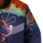 custom boise state broncos spongebob playtime orange blue bomber jacket best selling