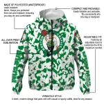 custom boston celtics camouflage mashup green windbreaker jacket best selling