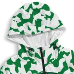 custom boston celtics camouflage mashup green windbreaker jacket best selling