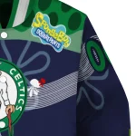 custom boston celtics spongebob playtime green blue varsity jacket best selling