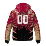 custom boston college eagles brick motion maroon black windbreaker jacket best selling