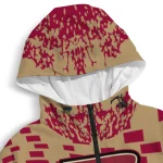 custom boston college eagles brick motion maroon black windbreaker jacket best selling