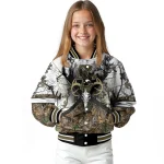 custom boston college eagles deer skull camouflage white varsity jacket best selling