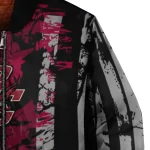 custom boston college eagles star stripes maroon black bomber jacket best selling