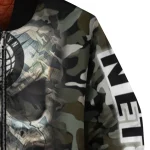 custom brooklyn nets camouflage skull camouflage bomber jacket best selling