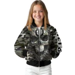 custom brooklyn nets camouflage skull camouflage bomber jacket best selling
