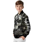 custom brooklyn nets camouflage skull camouflage bomber jacket best selling