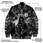 custom brooklyn nets skull horde black varsity jacket best selling