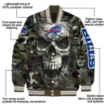 custom buffalo bills camouflage skull camouflage varsity jacket best selling