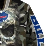 custom buffalo bills camouflage skull camouflage varsity jacket best selling