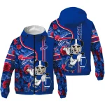 custom buffalo bills football micky mouse blue windbreaker jacket best selling