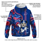 custom buffalo bills football micky mouse blue windbreaker jacket best selling