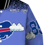 custom buffalo bills mario blocks blue black varsity jacket best selling