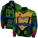 custom buffalo bills turtle armor varsity jacket best selling