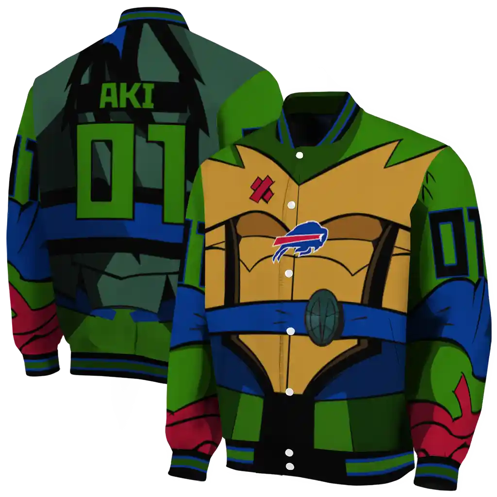 custom buffalo bills turtle armor varsity jacket fashion forward custom buffalo bills turtle armor varsity jacket fashion forward