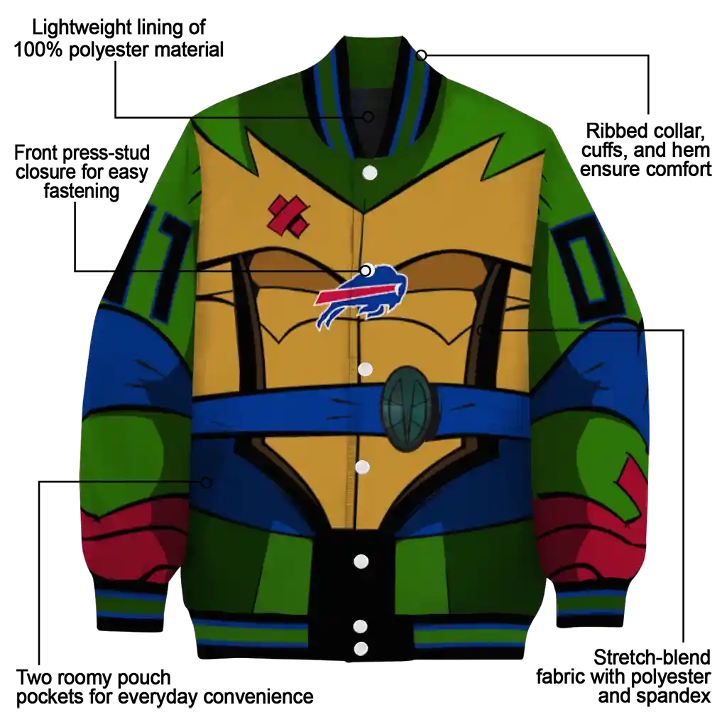 custom buffalo bills turtle armor varsity jacket new arrival custom buffalo bills turtle armor varsity jacket new arrival