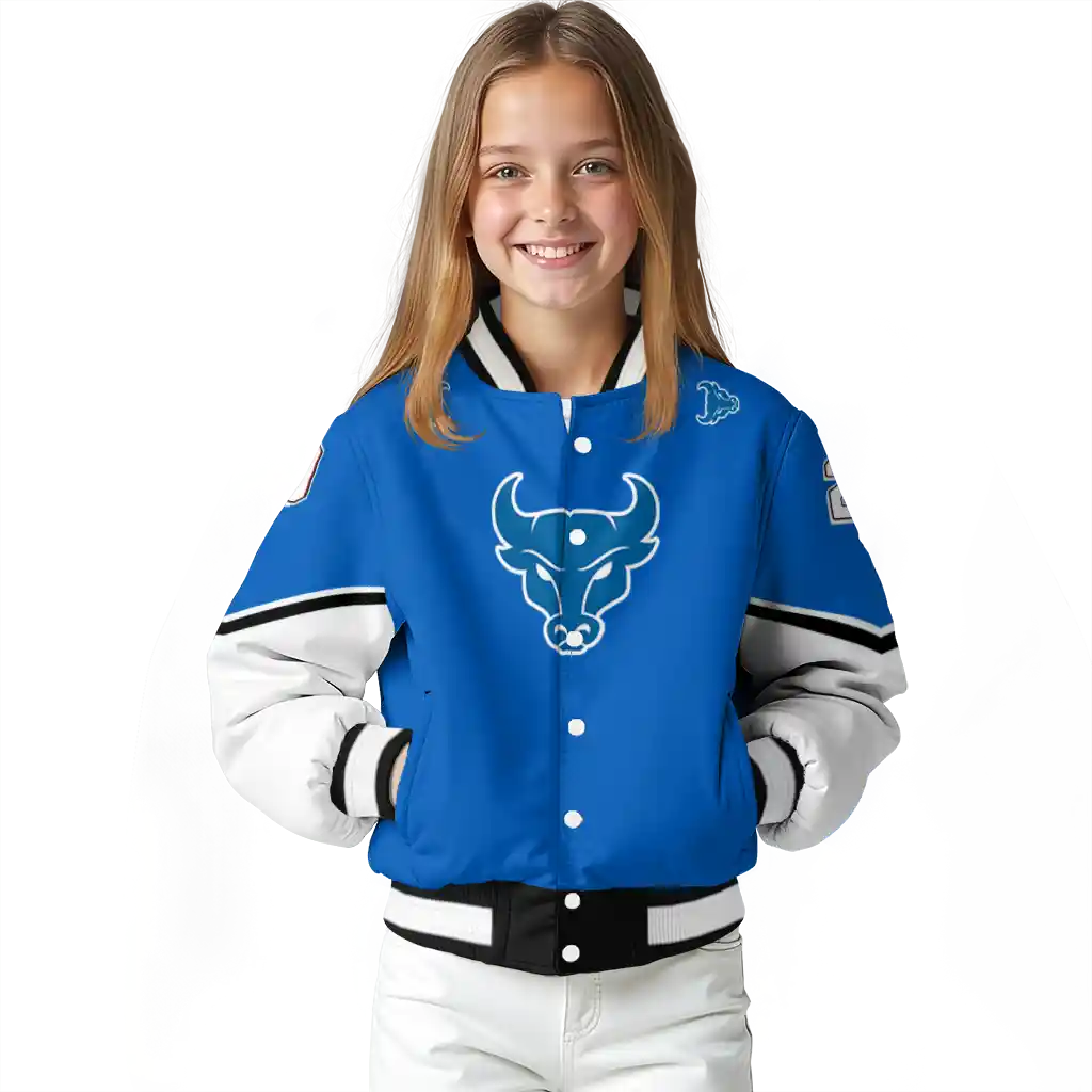 custom buffalo bulls chevron style royal blue varsity jacket top rated custom buffalo bulls chevron style royal blue varsity jacket top rated