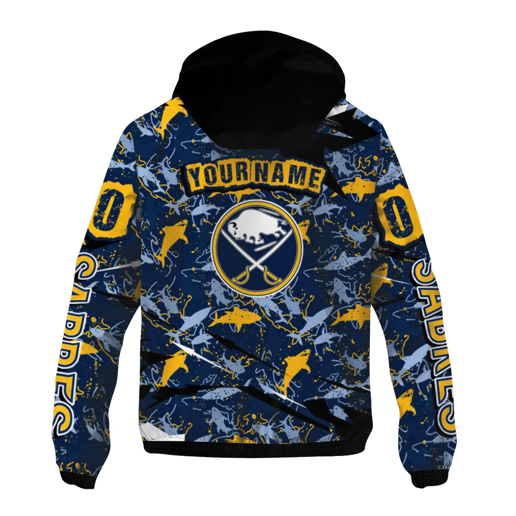 custom buffalo sabres shark art navy blue windbreaker jacket fashion forward custom buffalo sabres shark art navy blue windbreaker jacket fashion forward