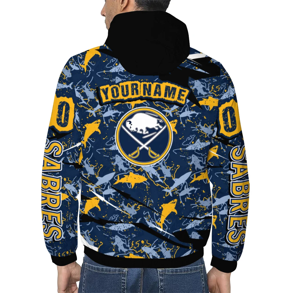 custom buffalo sabres shark art navy blue windbreaker jacket trendy custom buffalo sabres shark art navy blue windbreaker jacket trendy